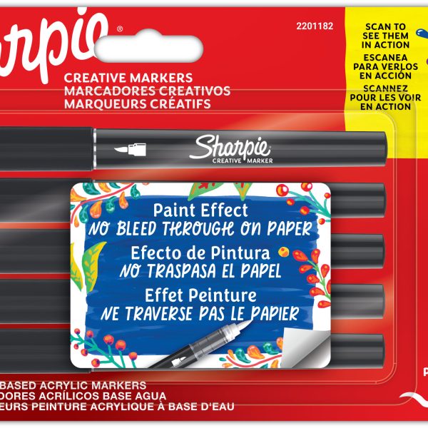 SHARPIE Acrylic Marker 2201182 Pinselspitze 5 Stück