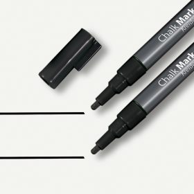SIGEL Kreidemarker 1-2mm BA177 schwarz 2 Stück
