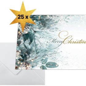 SIGEL Weihnachtskarten A6 DS086 Weihnachtsgesteck 25 Stück