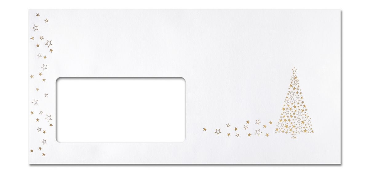 SIGEL-DU084-4004360835339 SIGEL Weihnachts-Umschlag Golden DU084 Tree, 90 g, DIN lang 50 Stück – Hochwertig & günstig bei ShopDeca