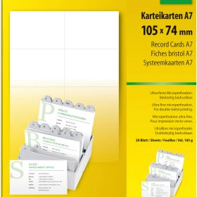 SIGEL Karteikarten blanko A7 LP701 weiss 160 Stück