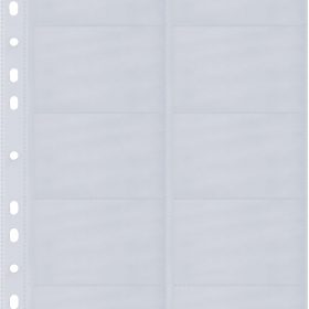 SIGEL Visitenk.-Ringb.Hüllen 90x58mm VZ351 2-reihig, A-Z 10 Stück