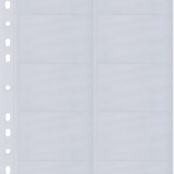 SIGEL Visitenk.-Ringb.Hüllen 90x58mm VZ351 2-reihig, A-Z 10 Stück