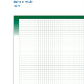 SIMPLEX Ausmassbuch grün A4 15071 Durchschreibepapier 50x2 Blatt