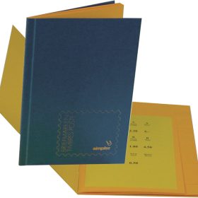 SIMPLEX Briefmarkenbuch 17,5×24cm 18474 blau
