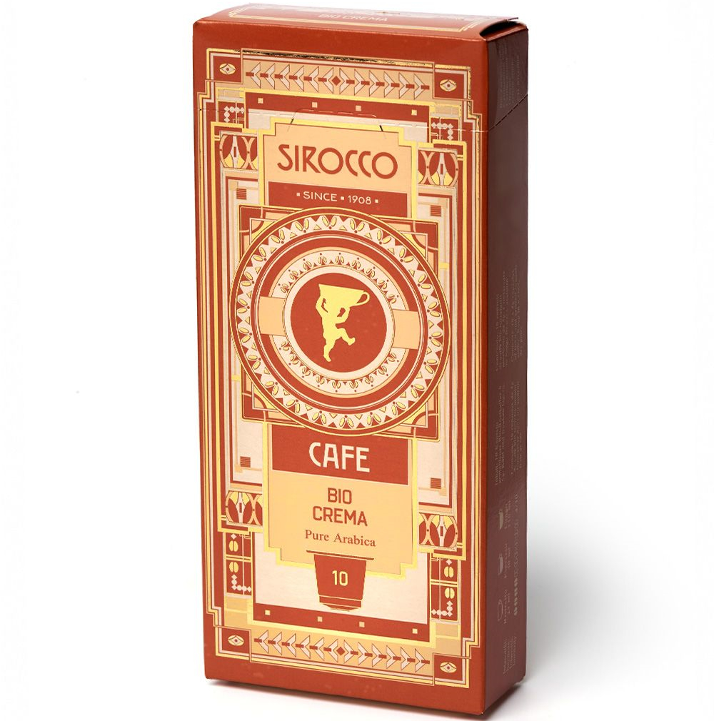 SIROCCO-2960-7611864028609 SIROCCO Kaffeekapseln 2960 Bio Crema 10 Stk. – Hochwertig & günstig bei ShopDeca