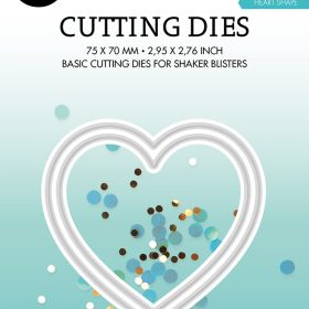 SIZZIX Stanzformen 7.5x7x0.1cm CD450 Herz 2 Stück