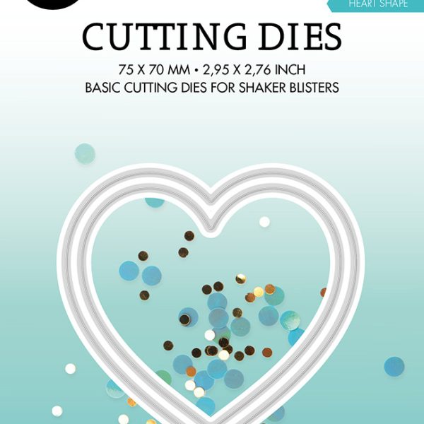 SIZZIX Stanzformen 7.5x7x0.1cm CD450 Herz 2 Stück