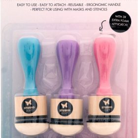 SIZZIX Farbmischwerkzeuge INKAP01 Pads 3 cm 6 Stück