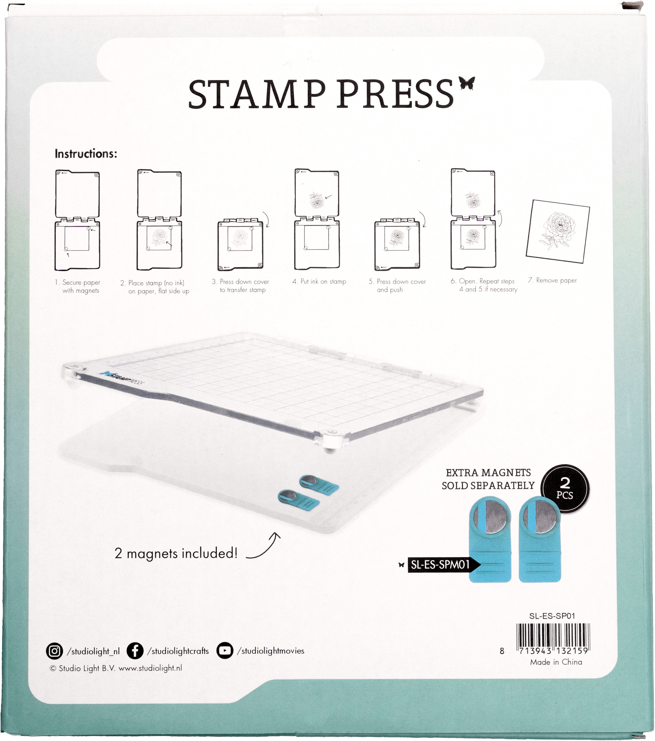 SIZZIX-SP01-8713943132159 SIZZIX Stempelpresse 16x16x2cm SP01 3 Stück – Hochwertig & günstig bei ShopDeca