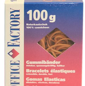 SMART OFFICE Gummibänder 80mmx1.3mm 601118 Naturkautschuk 100g