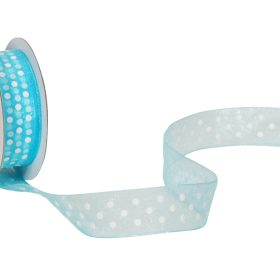 SPYK Band Cubino Dots 1748.1564 15mmx4m türkis-weiss