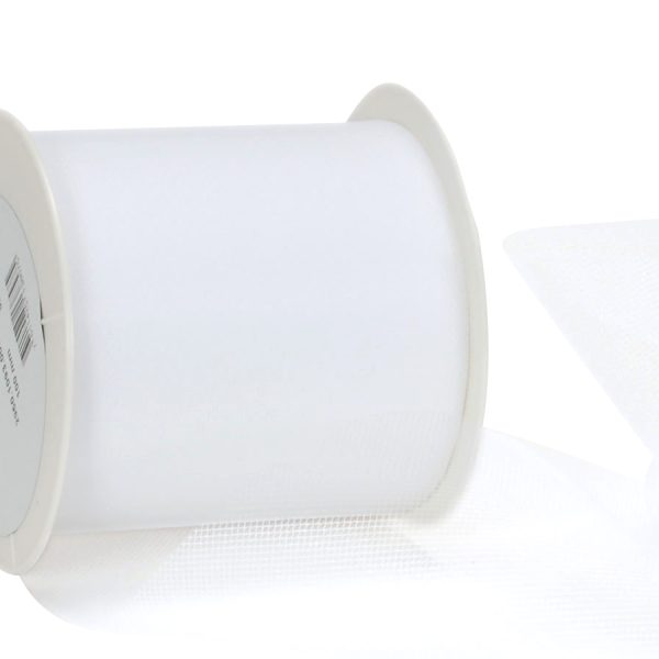 SPYK Band Tüll 2950.1093 10cmx50m weiss