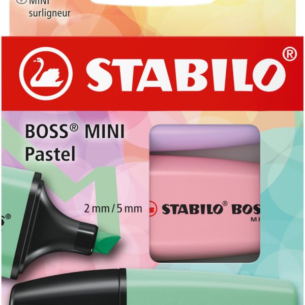 STABILO Boss mini 2-5mm 07/3-2-03 Etui 3 Stück
