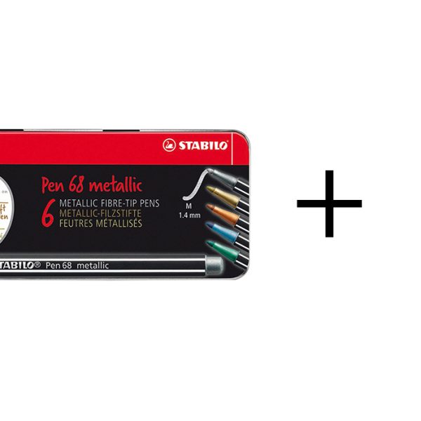 STABILO Fasermaler Pen 68 metallic 106883106 Nuuna Bundle