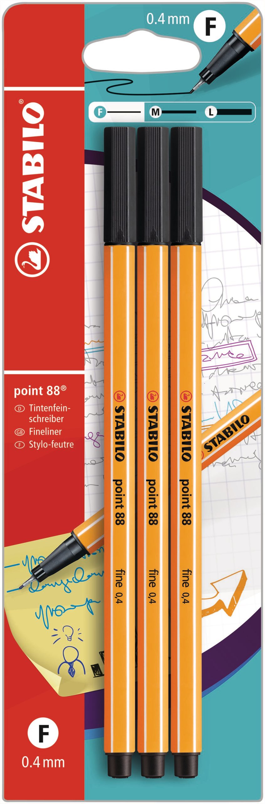 88_3_Blister_point_88_WR_color_1059424_blue_ZW_print STABILO Fineliner Point 88 108833828 schwarz, 3 Stück – Hochwertig & günstig bei ShopDeca