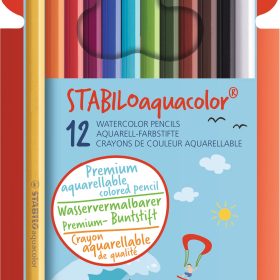 STABILO aquacolor Farb. Kids Design 16126 Etui, Farben ass. 12 Stück