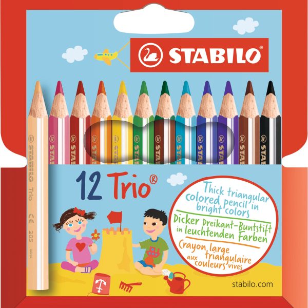 STABILO Farbstifte Trio 205/1201 Etui 12 Stück