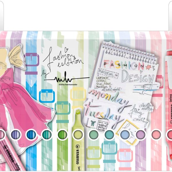 STABILO Textmarker Swing Cool 1-4mm 275/18-01-5 Tischset 18 Stück