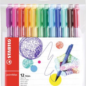 STABILO Fineliner PointMax 0.8mm 488/1201 12 Farben