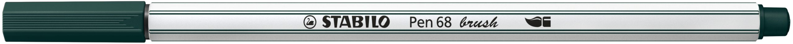 STABILO-568-63-4006381578363 STABILO Fasermaler Pen 68 Brush 568/63 olivgrün – Bild 1