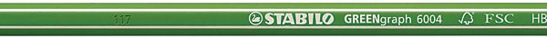 STABILO Bleistift GREENgraph HB 6004/HB HB