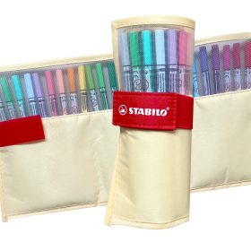 STABILO Rollerset point 68 1.1mm 6825-08-02CH 25 Farben ass. pastellgelb