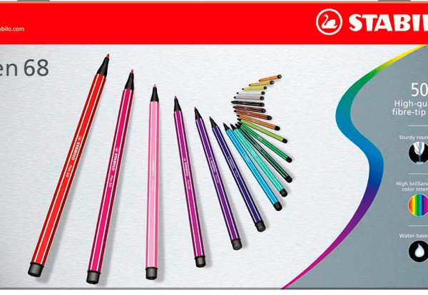 STABILO Fasermaler Pen 68 1mm 6850-6 50er Etui