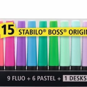 STABILO BOSS Original 2-5mm 7015-01-5 Tischset 15 Stück