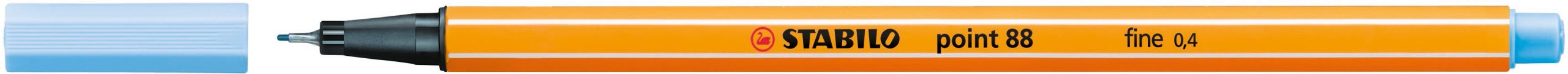 STABILO-88-11-4006381492942 STABILO Fineliner Point 88 0.4mm 88/11 eisblau – Bild 1