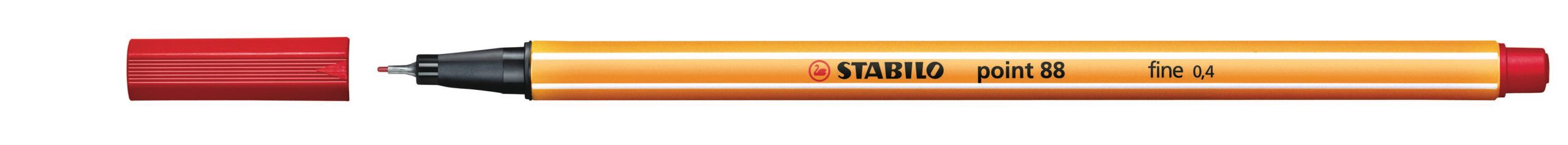 STABILO-88-40-4006381105262 STABILO Fineliner Point 88 0.4mm 88/40 rot – Hochwertig & günstig bei ShopDeca