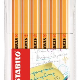 STABILO Fineliner Point 88 0.4mm 88/6-1 6er Etui Neon