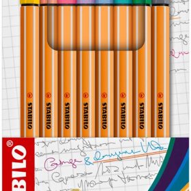 STABILO Fineliner Point 88 0.4mm 88/8-01 8er Etui Pastellfarben