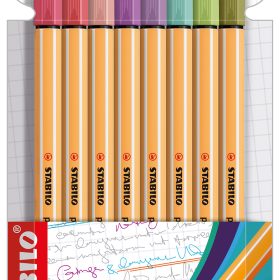 STABILO Fineliner Point 88 0.4mm 88/8-04 ass. 8 Stück