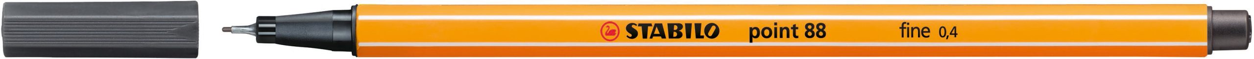 STABILO-88-97-4006381493369 STABILO Fineliner Point 88 0.4mm 88/97 schwarzgrau – Hochwertig & günstig bei ShopDeca