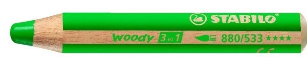STABILO Farbstifte Woody 3 in 1 880/533 dunkelgrün
