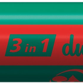 STABILO Farbstift Woody 3 in 1 882/310-533 Duo, rot/dunkelgrün