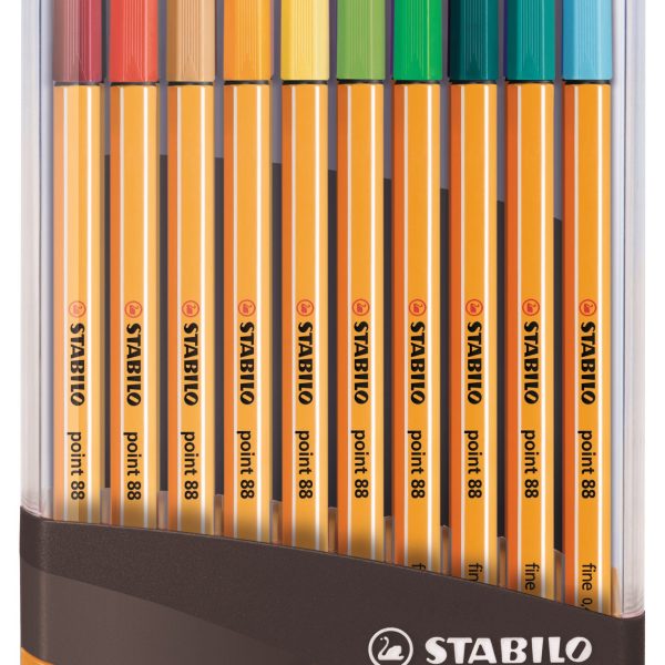 STABILO Fineliner Point 88 8820-03-05 20 Stück ass. ColorParade