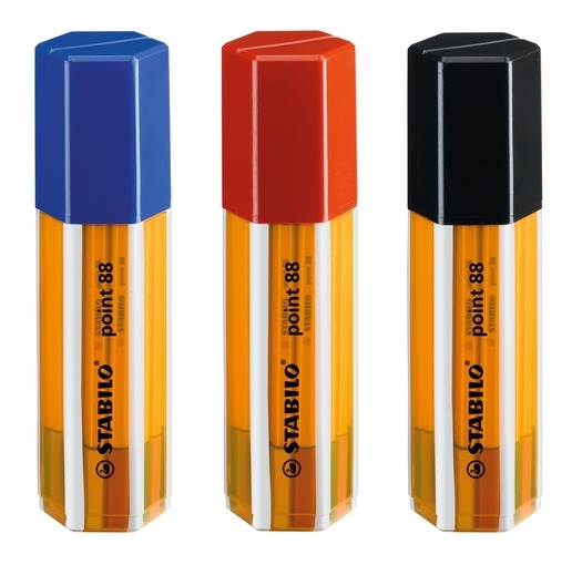 STABILO-8820-1-4006381138666 STABILO Fineliner Point 88 0.4mm 8820-1 Big Point 20 Stück – Bild 1
