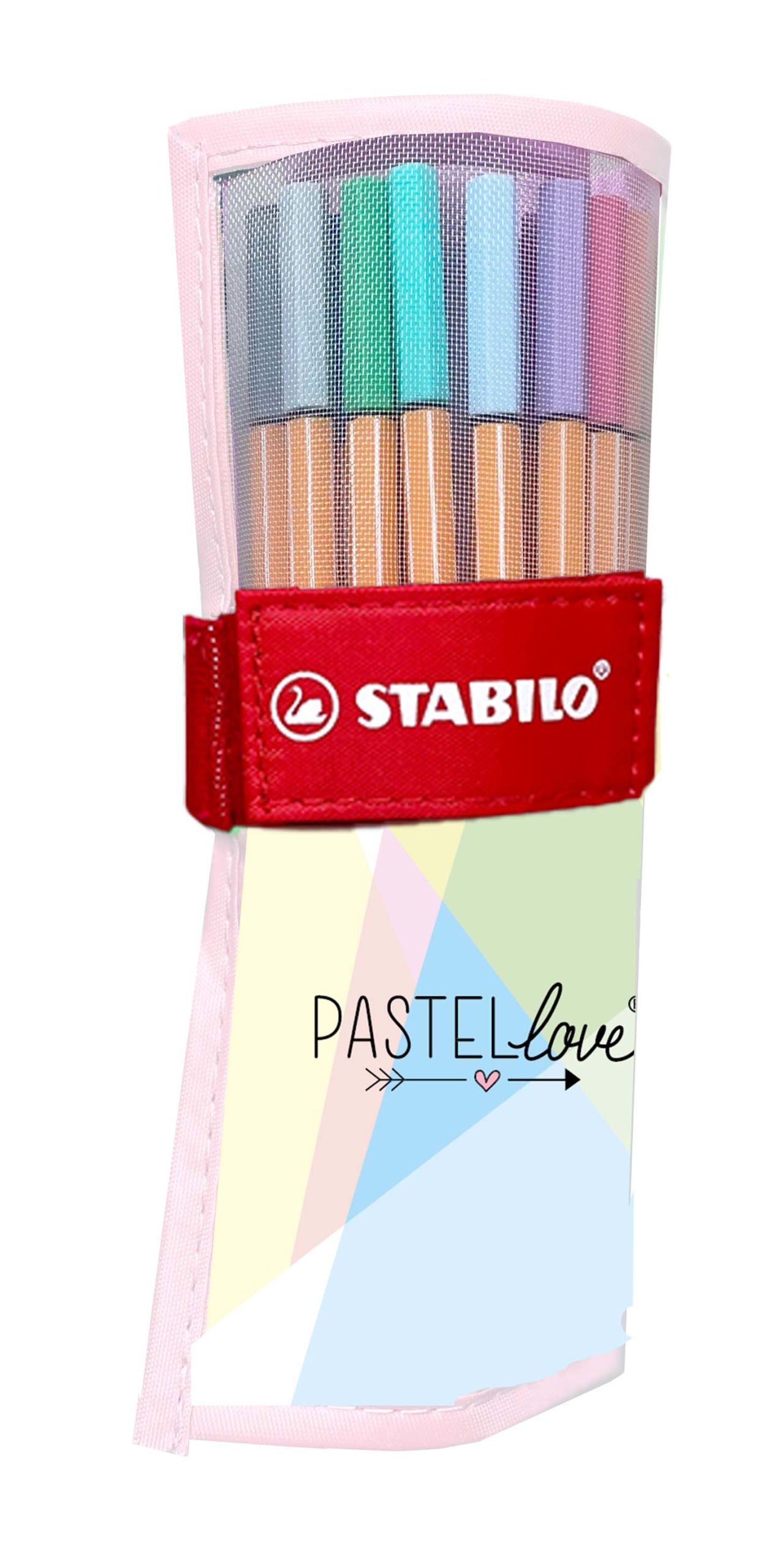 STABILO-8825-09-01CH-4006381599238 STABILO Rollerset Point 88 0.4mm 8825-09-01CH Pastellove 25 Stück – Hochwertig & günstig bei ShopDeca