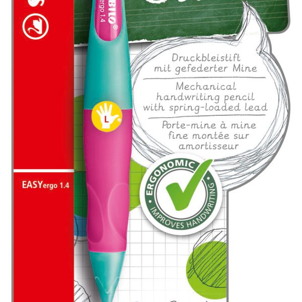 STABILO EASYergo Start L 1.4mm B-46890-3 türkis/neonrosa