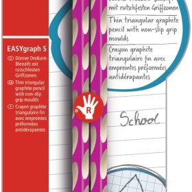 STABILO Bleistift EASYgraph S HB B-53111-10 pink, R 2 Stück