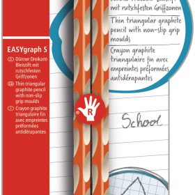 STABILO Bleistift EASYgraph S HB B-53115-10 orange, R 2 Stück