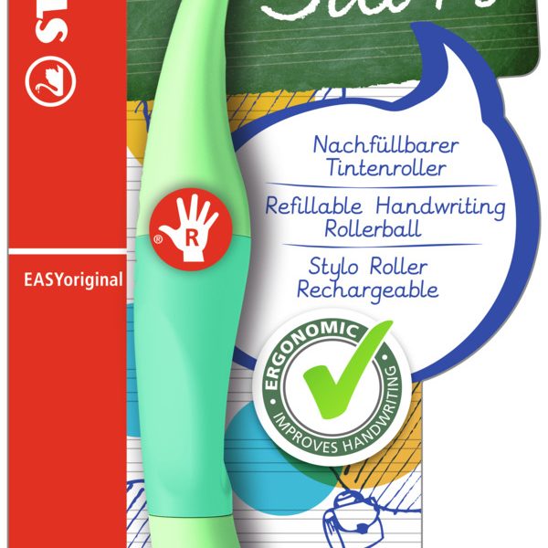 STABILO Tintenroller Easy Original B-58457-5 pastell minze, Rechtshänder