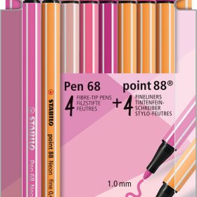 STABILO Schreibset 68 & 88 D/87-3576 Shade of pink 4 Stück