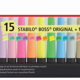 STABILO BOSS Original F60915 Tischset 15 Stück