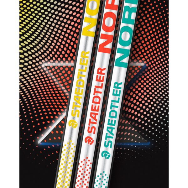STAEDTLER Bleistift NORIX HB 181-HBBK3 Upcycling 3 Stück