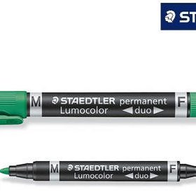 STAEDTLER Lumocolor DUO 348 0.6/1.5mm 348-5 grün perm.