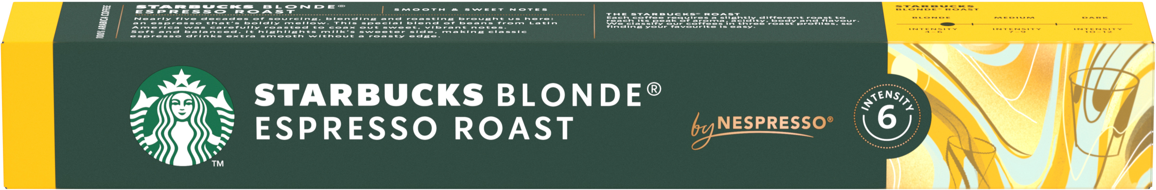 STARBUCKS-6220719-7630477891738 STARBUCKS Kaffeekapseln 10 Stk. 6220719 Blonde Espresso Roast – Hochwertig & günstig bei ShopDeca