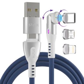 STATIK Statik 360 Pro Mag. Cable PUP-0520-6FT-NVY 2.0 USB-C Only, 2m 100W